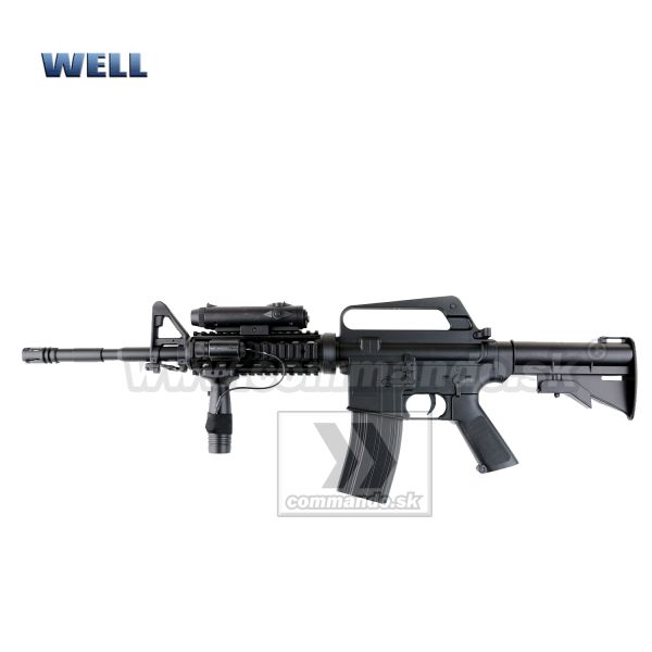 Airsoft Well A4 M4 Manual ASG 6mm