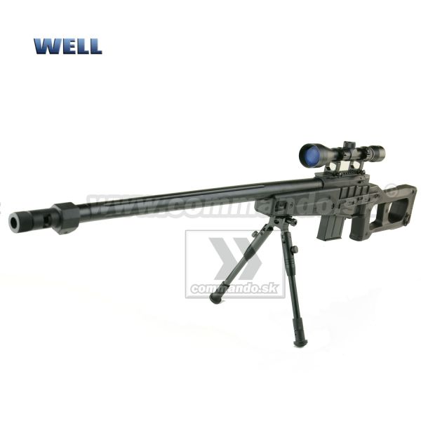 Airsoft Sniper Well MB4409D 3-9x40 Set ASG 6mm