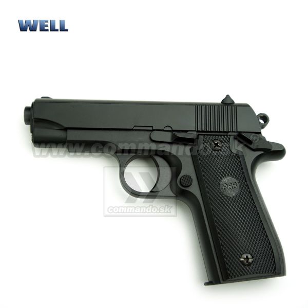 Airsoft Pistol Well P88 Full Metal Manual Spring 6mm