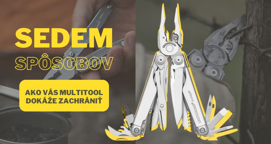 7 spôsobov, ako vás multitool dokáže zachrániť